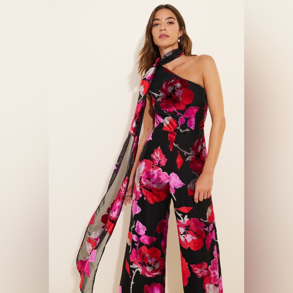 Hutch Velvet Scarf Jumpsuit